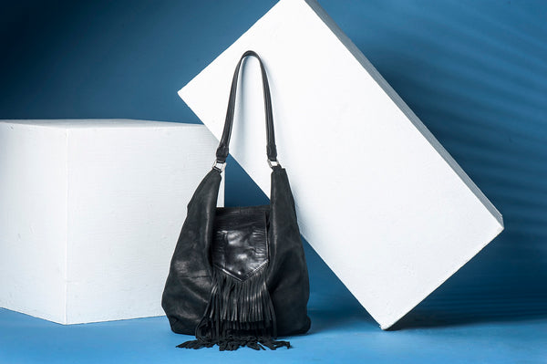 Hobo Bag -Large leather Shoulder  Bag - Avi Algrisi