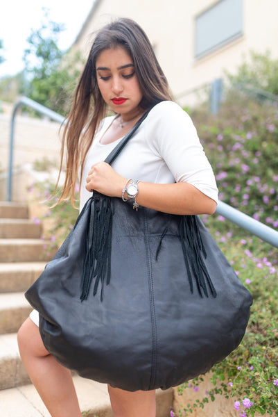 Hobo Bag /Black Hobo bag - Avi Algrisi