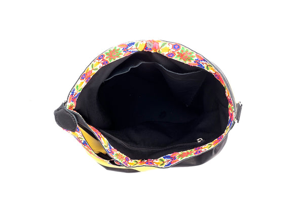 Tote bag black and yellow - Avi Algrisi