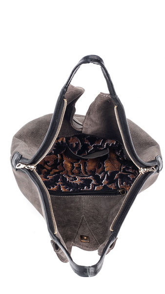 Brown Leather Tote Bag/Casual Shoulder Bag - Avi Algrisi