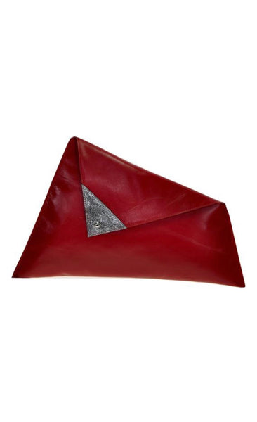 Geometric Clutch. Multicolored evening purse. - Avi Algrisi