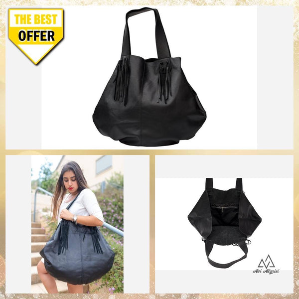 Hobo Bag /Black Hobo bag - Avi Algrisi