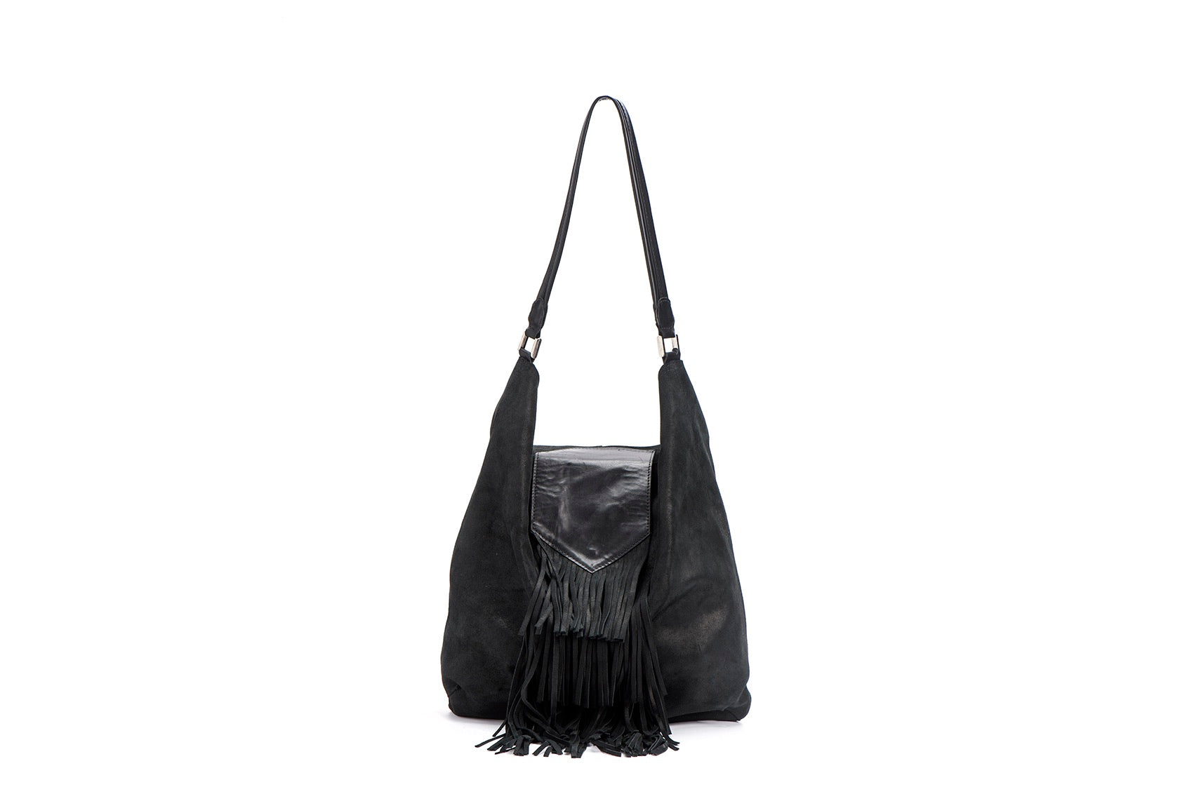 margot, Bags, Margot Black Leather Slouchy Crossbody Bag